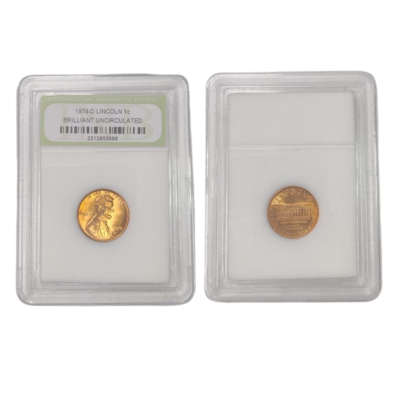 1 Cent 1974 D Lincoln United States Brilliant Uncirculated 2212853599