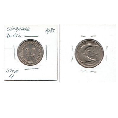 20 Cents Singapore 1982
