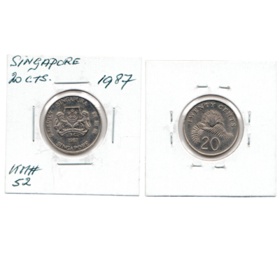 20 Cents Singapore 1987