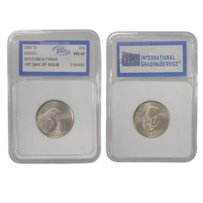 25 Cents 2007 D Idaho United States Specimen Finish 1ST Day Of Issue MS-69 5185492