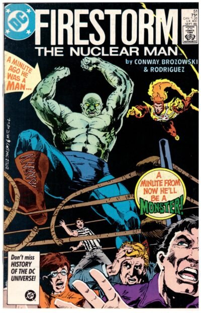 The Fury of Firestorm #51, published by DC Comics in September 1986