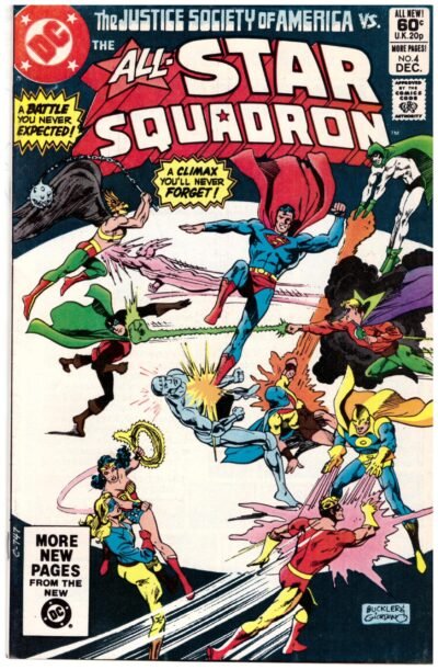 All-Star Squadron #4, published in 1981 during the Bronze Age of comic books.