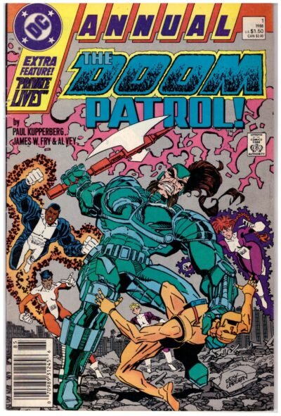The Doom Patrol #1 Annual Comic Book - DC Comics! 1988