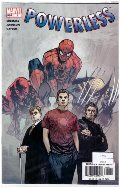 Powerless (Spider-Man, Wolverine, Daredevil) a Marvel Comics limited series published in 2004.