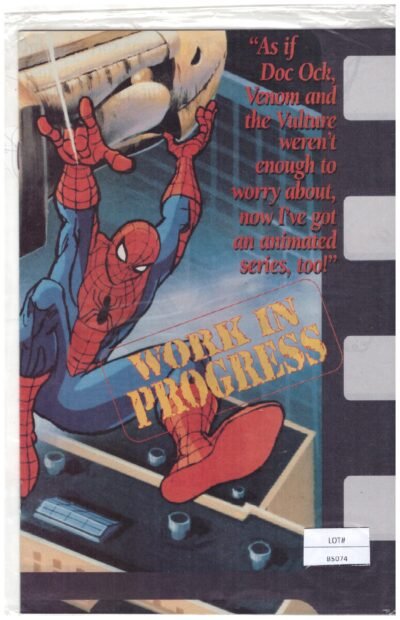 Spider-Man: The Animated Series "Work in Progress" promo comic from 1994,