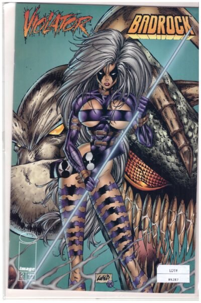 Violator vs. Badrock #2, published by Image Comics in 1995.