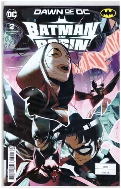 Batman and Robin #2 (2023) featuring the first appearance of the villain Shush.
