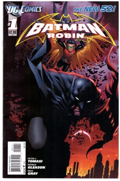 Batman and Robin #1, published by DC Comics in September 2011.