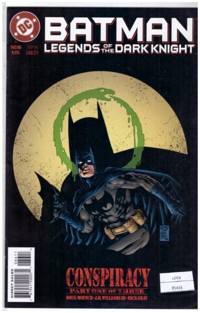 Batman: Legends of the Dark Knight #86, published by DC Comics in September 1996.
