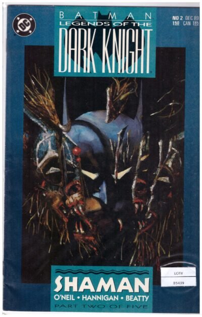 Batman: Legends of the Dark Knight #2 published by DC Comics in December 1989