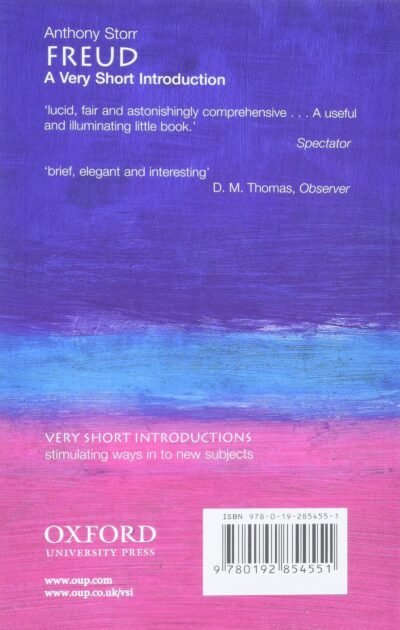 Freud: A Very Short Introduction Oxford University Pr Edition