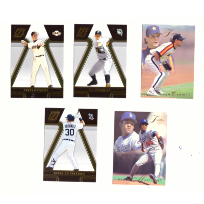 Baseball Card Collection #7 Collectors' Choice (5 Cards) Pedro Martinez, Ken Caminiti, Omar Vizquel, A.J. Burnett & Magglio Ordonez