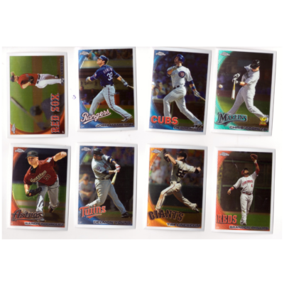 Topps Chrome Baseball Card Collection #10 Collectors' Choice (28 Cards) Carlos Zambrano, Jered Weaver, Adam Lind, Alfonso Soriano & Freddy Sanchez etc.