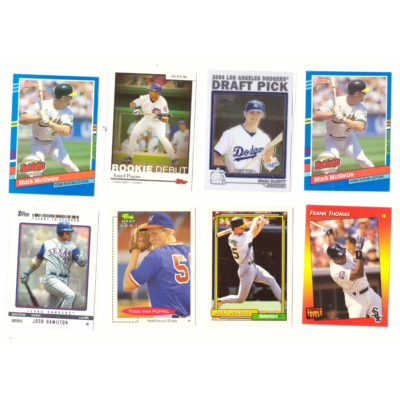 Vintage Baseball Card Collection #19 (29 Cards) Collectors Choice Barry Bonds, Greg Maddux, Mark McGwire, Frank Thomas & Todd Van Poppel etc.