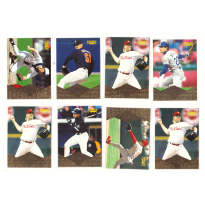 Vintage Pinnacle Baseball Card Collection #23 (19 Cards) 90's Dwight Gooden, Bernie Williams, Barry Larkin, Mike Piazza & Brett Butler etc.