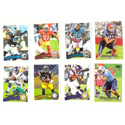 Topps NFL Football Card Collection #5 (28 Cards) Marcus Easley, Derrick Morgan, Adrian Peterson, Takeo Spikes & Antonio Brown etc.