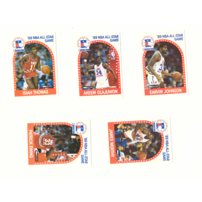 Vintage Houstan NBA All-Star Game Basketball Card Collection #8 (0 Cards) 89′ Earvin Johnson, James Worthy, Mark Price, Tom Chambers & Reggie Theus etc.