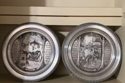 Carl-Spitzweg-1808-1885-Collection-Plates-Vintage.WMF ZINN Pewter