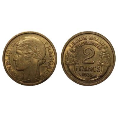 FRANCE -  2 FRANCS 1938 - TYPE MORLON