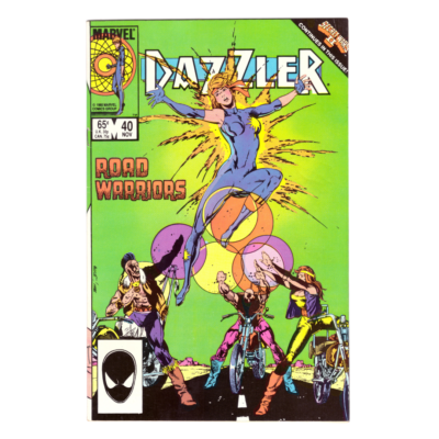 Dazzler 'Road Warriors' #40 Marvel Comic Book 1985