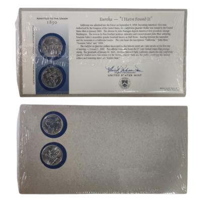 Quarter Dollars Philadelphia & Denver Mint Proof Coins 2005