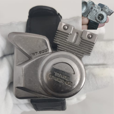 Time Engine RT-800 Stainless Steel Back Leather Stripes Wristwatch