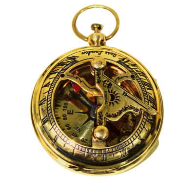 Push Button Sundial Compass