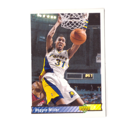 Vintage Reggie Miller of Pacers Basketball  Card 1992