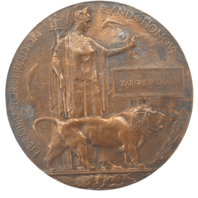 Medal of "He Died For Freedom And Honor (Zarghur Shah)" Shield