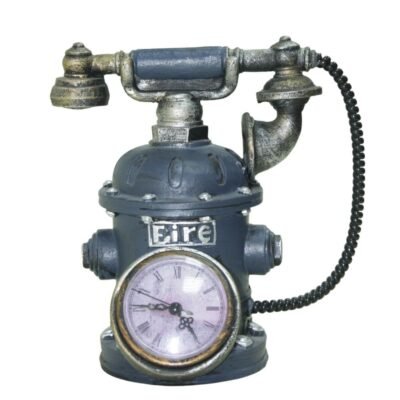 Home Desktop Decoration Resin Statue Telephone Fire Antique Style