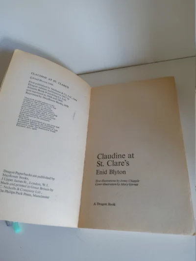 Claudine at St Clare's by Enid Blyton
