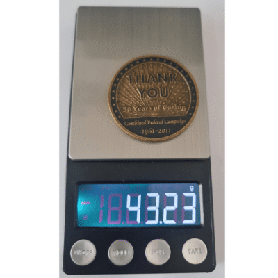 Combined Federal Campaign CFC 50th Anniversary (2011) Metal Challenge Coin