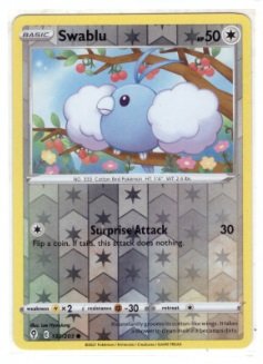 Swablu card (#132/203) from the Sword & Shield: Evolving Skies set.It is the Reverse Holo version