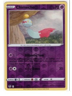 Chimecho 074/195 card from the Silver Tempest set.It is a Reverse Holo card.