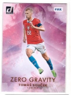 2022-23 Panini Donruss Soccer "Zero Gravity" trading card featuring footballer Tomáš Souček.