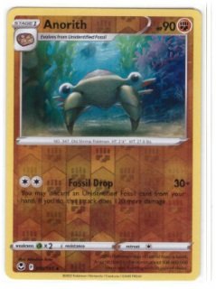 Anorith Pokémon card from the Silver Tempest expansion.It is a Reverse Holo