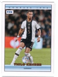 2022-23 Panini Donruss Soccer trading card featuring Thilo Kehrer.