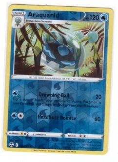 Pokémon Trading Card Game card featuring the character Araquanid.