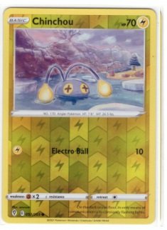 Chinchou (052/203) card from the Pokémon TCG: Evolving Skies expansion.It is a Reverse Holo