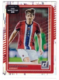 Sander Berge from the Norwegian national team in the 2026 Panini Donruss Road to FIFA World Cup collection