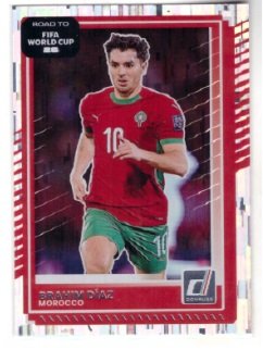 Moroccan football player Brahim Díaz from the 2026 Panini Donruss Road to FIFA World Cup series.