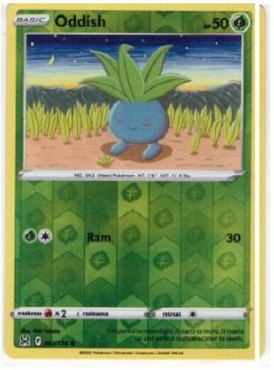 Oddish card from the Sword & Shield—Lost Origin Pokémon TCG expansion.