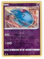 Wobbuffet card from the Pokémon Trading Card Game.It is from the Sword & Shield: Evolving Skies expansion set, numbered 066/203.