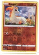Ponyta 021/195 card from the Silver Tempest expansion set.It is a Reverse Holo version,