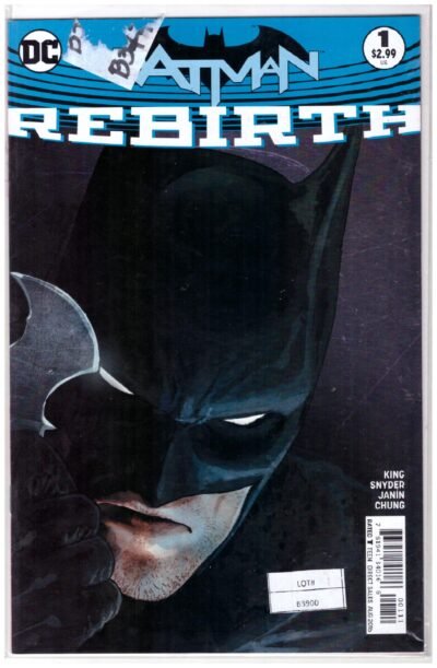 Batman: Rebirth #1, a comic book published by DC Comics in 2016.