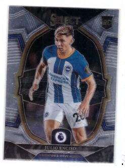 2022-23 Select Premier League soccer card featuring Julio Enciso.
