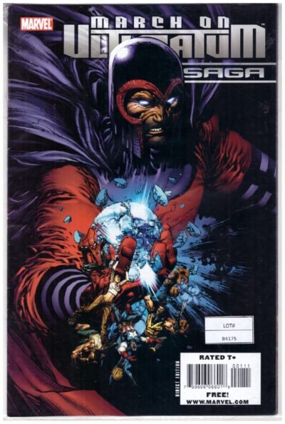 March on Ultimatum Saga #1, a comic book published by Marvel Comics in December 2008.