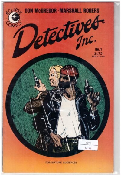 Detectives Inc. #1, published by Eclipse Comics in 1985. Vintage