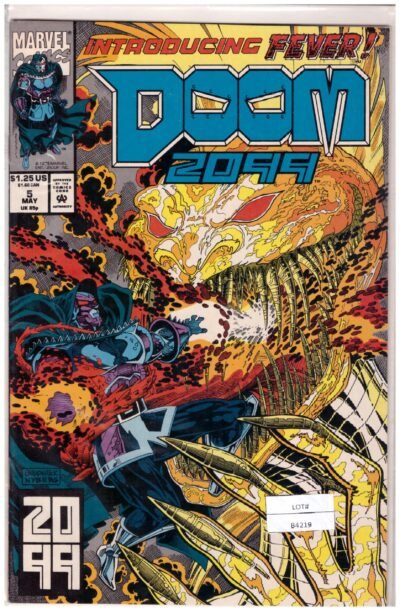 Doom 2099 #5 Comic Book: This is Marvel Comics issue #5 from May 1993, featuring the storyline "This Man Condemned".