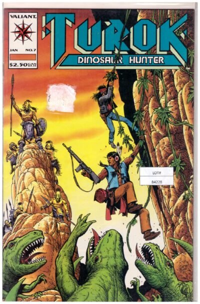 Turok, Dinosaur Hunter #7, published by Valiant Comics in January 1994.